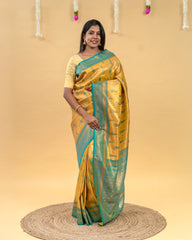 SC3257 - Tissue Meena Butta With Sarowski Work Saree