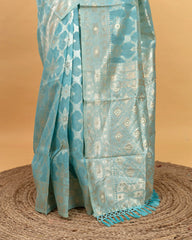 SC3042 - Cotton With Weaving And Neem Zari