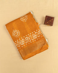 SC3866 - Linen With Digital Bandhini Print