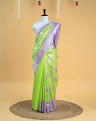 Fancy Top Dyed Saree
