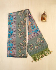 SC5541(8) - EMBROIDERY SAREE WITH FOIL WORK