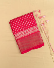 SC3973 - Dola Sequence Embroidery With Bandhini Print