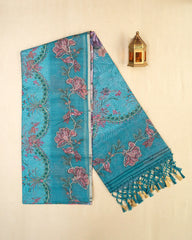 SC5541(2) - EMBROIDERY SAREE WITH FOIL WORK