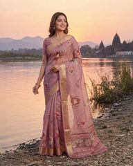 SC6200 DOLA SILK SAREE WITH DIGITAL PRINT