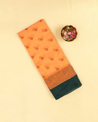 SC3932 - SILK COTTON WITH THREAD BUTTA AND FANCY BORDER