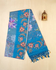 SC5541(4) - EMBROIDERY SAREE WITH FOIL WORK