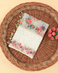SC3166 - Linen With Embroidery Border