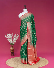 SC2806 - Mysore Silk Saree with Almond Zari