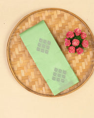 SC4040 - Litchi Silk With Zari Lines Along Body