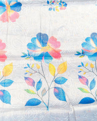 SC3162 - Tissue Saree With Embroidery All Over