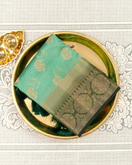 SC3492 - Tussar Shimmeer With Gold Butta