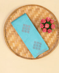 SC4040 - Litchi Silk With Zari Lines Along Body