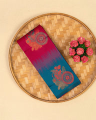SC4402 - Litchi Silk With Zari Lines Along Body
