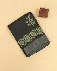 SC4024 - Linen With Digital Bandhini Print