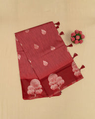 SC4581 - Linen With Fancy Saree