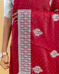 SC3777 - Fendy With Premium Stone And Blouse Work