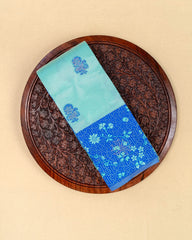 SC3625 - Litchi Silk With Stone And Meena Butta Over Body