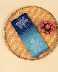 SC4402 - Litchi Silk With Zari Lines Along Body