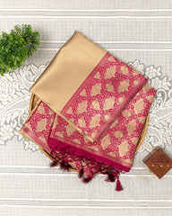 SC3280 - Tissue Saree With Fancy Border