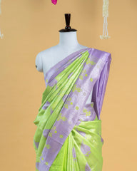Fancy Top Dyed Saree
