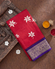 SC5866(2) - DOLA SILK SAREE WITH DIGITAL PRINT