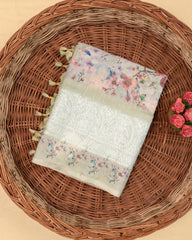 SC3420 - Linen With Embroidery Border