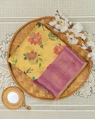 SC3494 - Tussar Digital Print With Stone
