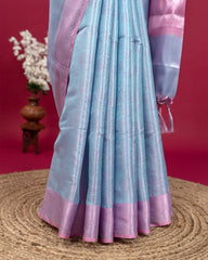 SC3201 - Tissue With Pink Zari