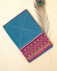 SC5779 - COTTON SAREE KATTAN WORK WITH POCHAMPALLI BORDER