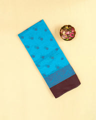 SC3932 - SILK COTTON WITH THREAD BUTTA AND FANCY BORDER