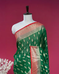 SC2806 - Mysore Silk Saree with Almond Zari