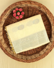 SC4362 - Linen Saree With Silver Butta