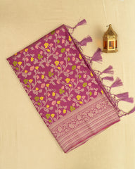 SC5461 (2) - Soft Silk Saree With Meena Butta