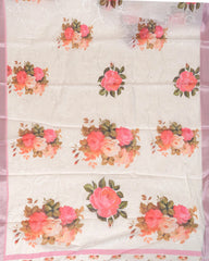 SC3971 - Linen Digital Print With Full Embroidery