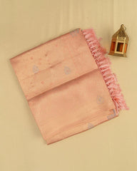 SC3604 - TISSUE SAREE WITH MULTISTONE AND EMBOSE BODY DESIGN