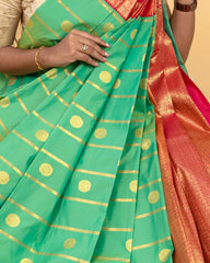 SC3473 - Silk Saree With Zari Lines And Butta
