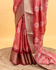 SC3973 - Dola Silk Digital Print With Sequence
