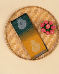 SC4402 - Litchi Silk With Zari Lines Along Body