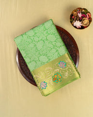 SC4806 - Tissue Saree With Embroidery Border