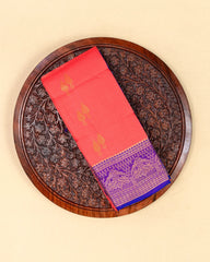 SC3091 - Satin Saree With Copper Butta