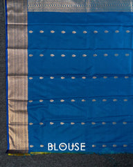 SC3883 - Satin Saree With Copper Zari Along With Stone