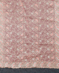 SC3550 - CRUSH SAREE WITH PREMIUM EMBROIDERY AND JHARKHAND STONE WORK