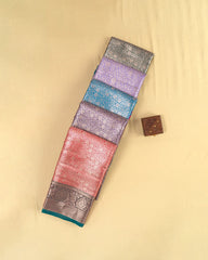 SC4811 - TISSUE WITH JAQUARD BODY AND CONTRAST BORDER