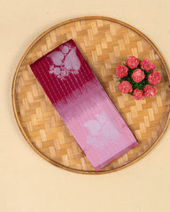 SC4402 - Litchi Silk With Zari Lines Along Body