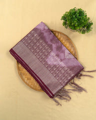 SC2886 - Tissue Saree With Bandhini Work
