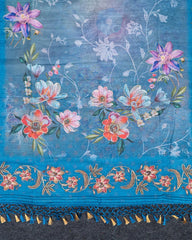 SC5541(4) - EMBROIDERY SAREE WITH FOIL WORK