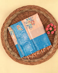 SC2849 - Tissue Silver Zari Meena Butta