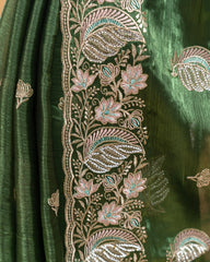 SC3549 - Fendy With Premium Embroidery And Jharkhand Stone Work