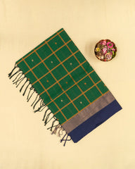 SC3377 - HANDLOOM COTTON WITH CHECKED BUTTA