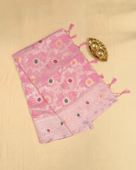 SC3213 - LINEN COTTON WITH MEENA BUTTA